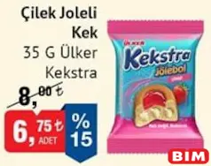 ÜLKER KEKSTRA ÇİLEK JÖLELİ KEK 35 G
